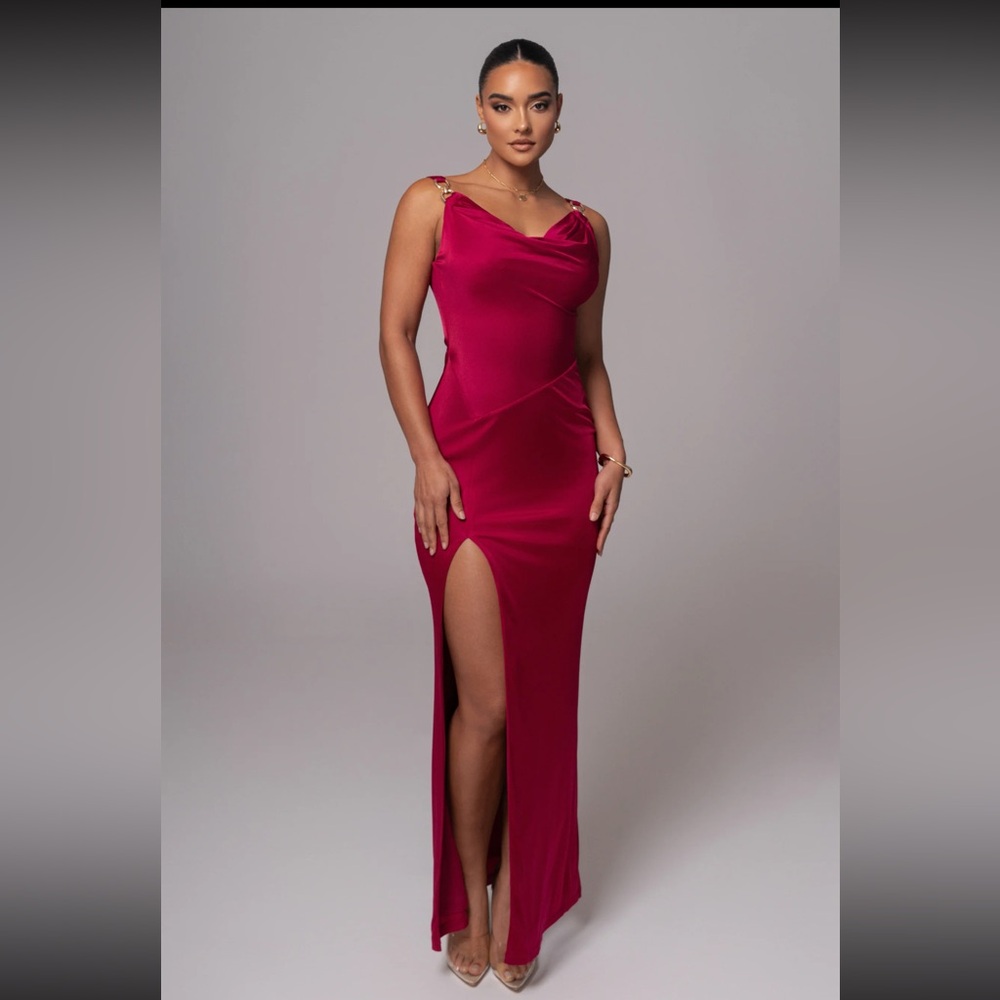 JLUXLABEL Fuchsia Maxi Dress